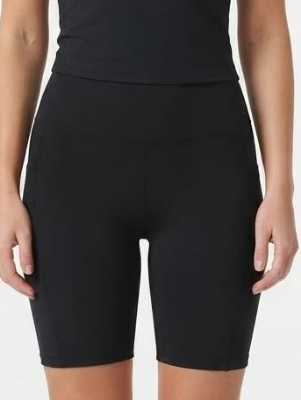 Maze Collection Black Stretch Knit Bike Shorts Size Small